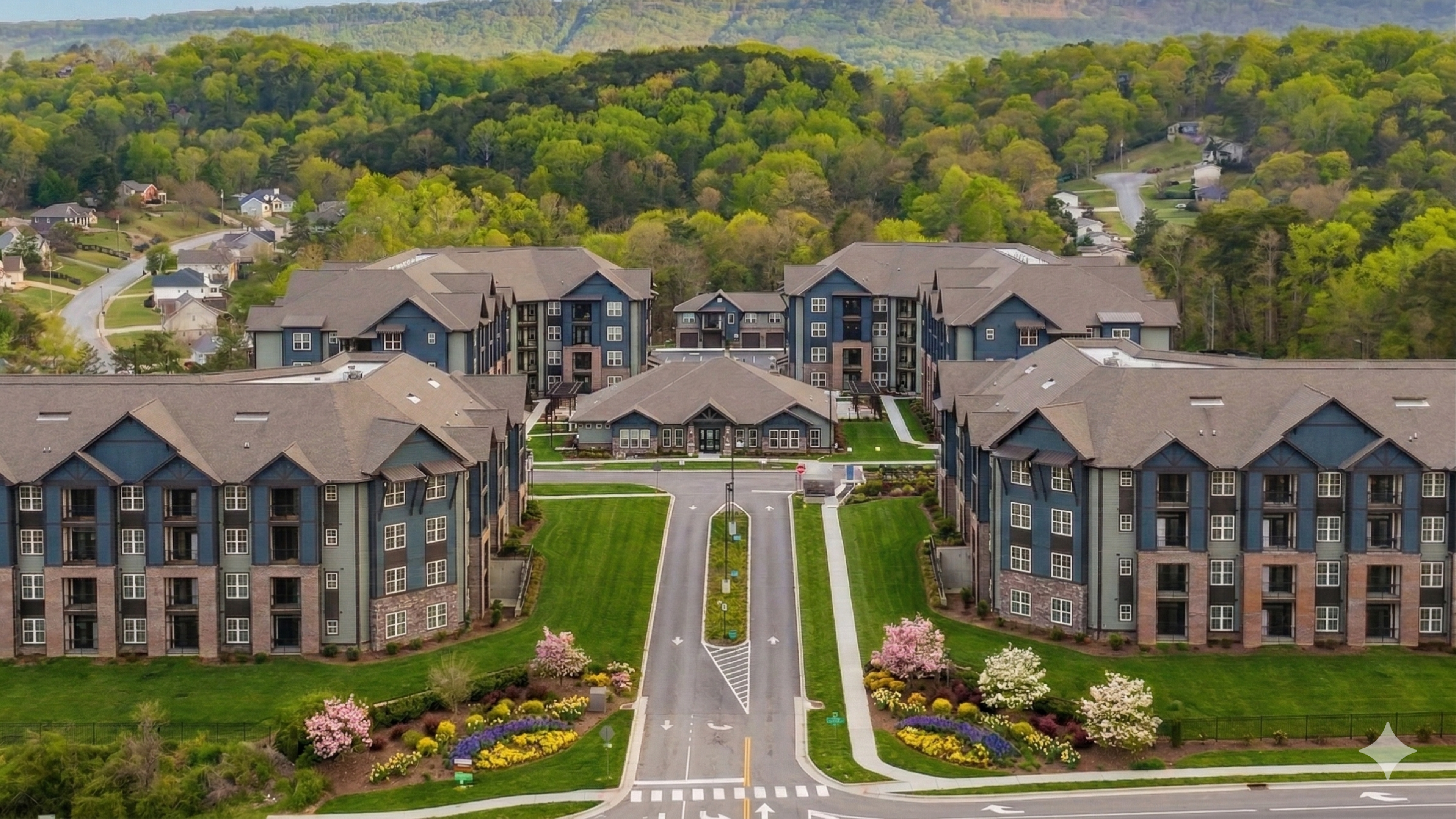 Hawthorne at Hixson beautiful woman buying kale at a farmers market